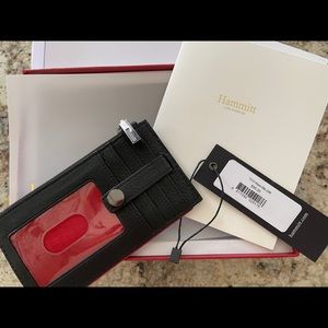 Hammit 210 West Card Holder Zip wallet. Gunmetal